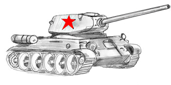 Как нарисовать танк, шаг 8