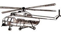 Как нарисовать картинку вертолета